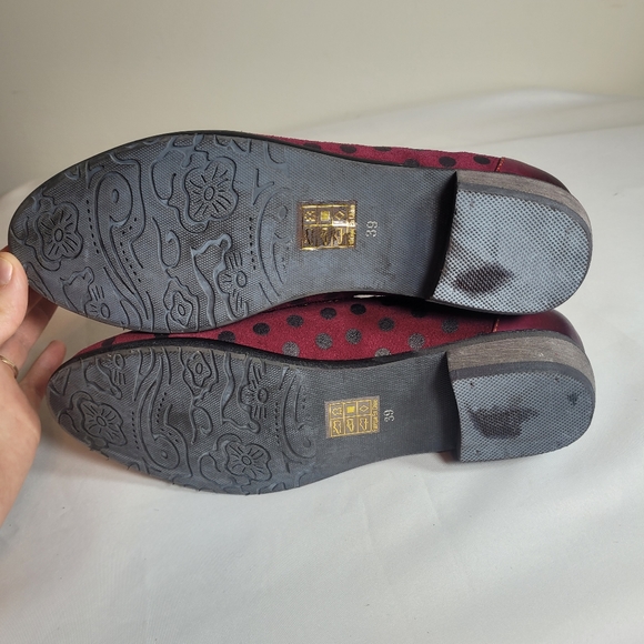 Sold L'Artiste Klasik Spring Step Maroon Tassle sz EU39 - Picture 6 of 9